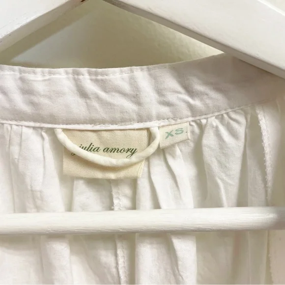 Julia Amory Short Sleeve Coatue Caftan Camel Embroidered Midi Dress - Picture 6 of 11